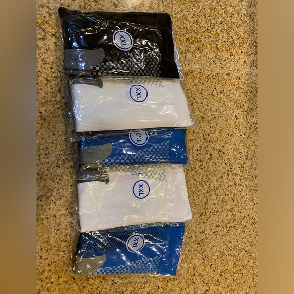 Double Couple 5 Pairs Compression Socks for Men/Women 20-30mmhg Knee High Spt - Picture 2 of 6